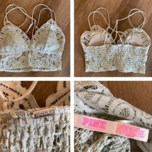 Lace Bralette with Spaghetti Straps by Victoria’s Secret Pink